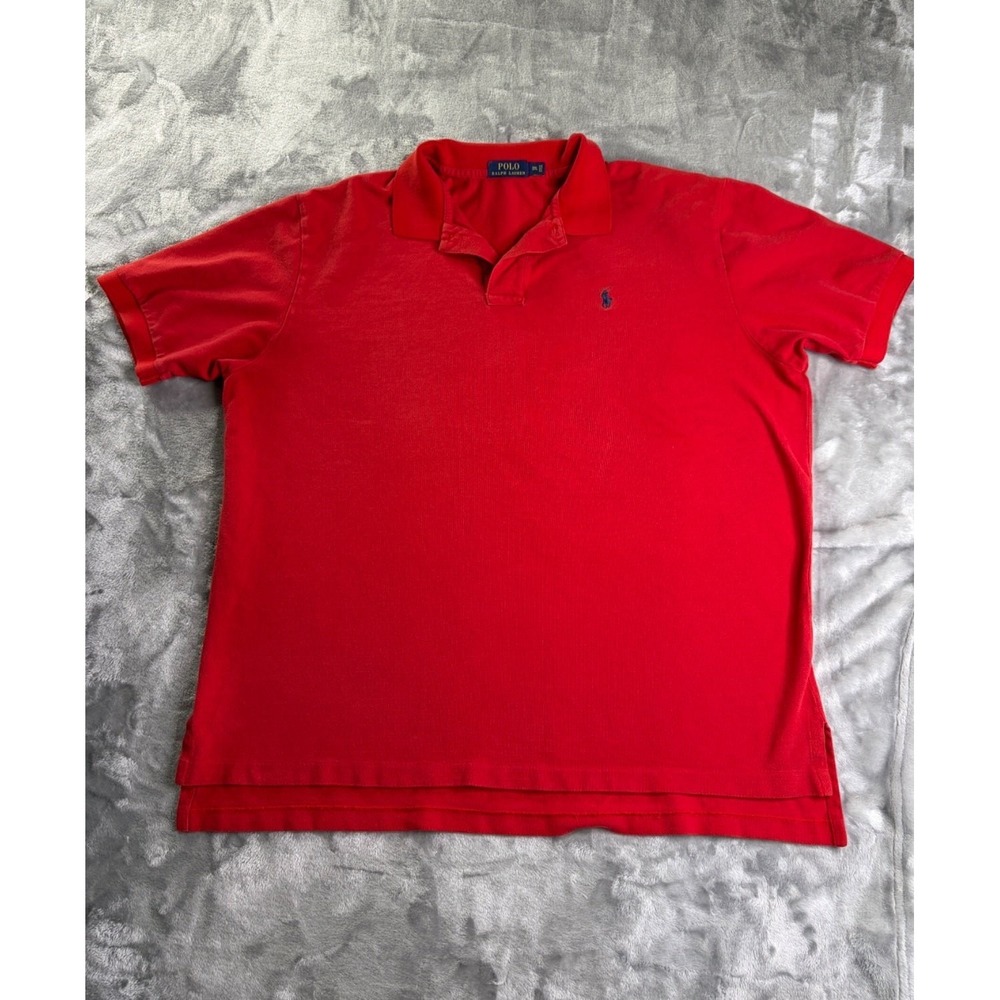 Polo Ralph Lauren Classic Fit Men's XXL Red Two-button Placket